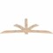 Ekena Millwork Davenport Smooth Timber Gable Bracket, Douglas Fir, 96"W x 40"H x 1 1/2"D x 5 1/2"F, 10/12 Pitch GBW096X40X0206DAV00SDF - alternate 5